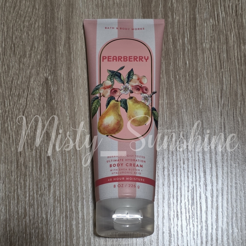 Bath & Body Works Pearberry Ultimate Hydration Body Cream 8oz NEW Rare